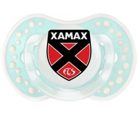 Neuchâtel Xamax + prénom : 0/6 mois - Retro-turquoise-lagon classique embout Lovi Dynamic