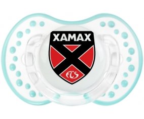 Neuchâtel Xamax + prénom : 0/6 mois - Retro-blanc-lagon classique embout Lovi Dynamic