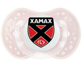 Neuchâtel Xamax + prénom : 0/6 mois - Retro-rose-tendre classique embout Lovi Dynamic