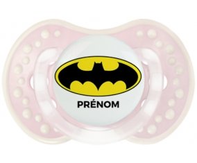 Batman + prénom : 0/6 mois - Retro-rose-tendre classique embout Lovi Dynamic