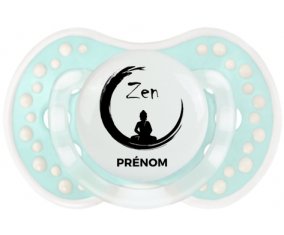 Zen méditation + prénom : 0/6 mois - Retro-turquoise-lagon classique embout Lovi Dynamic