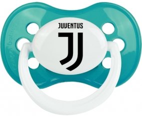 Juventus Football Club + prénom : Turquoise classique embout anatomique