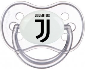 Juventus Football Club + prénom : Transparente classique embout anatomique