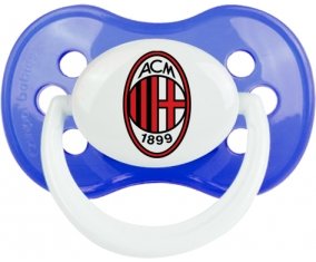 Ac Milan + prénom : Bleu classique embout anatomique