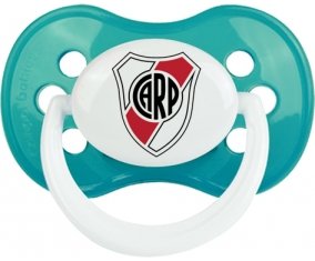 Club Atlético River Plate + prénom : Turquoise classique embout anatomique