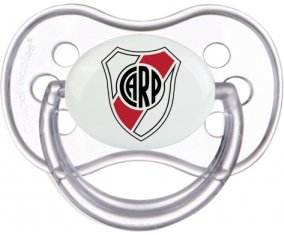 Club Atlético River Plate + prénom : Transparente classique embout anatomique