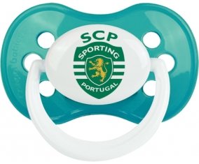 Sporting Clube de Portugal + prénom : Turquoise classique embout anatomique