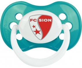 FC Sion + prénom : Turquoise classique embout anatomique