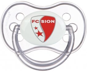 FC Sion + prénom : Transparente classique embout anatomique