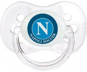 Napoli Soccer + prénom : Transparent classique embout cerise