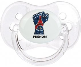 Force Paris saint-germain + prénom : Transparent classique embout cerise