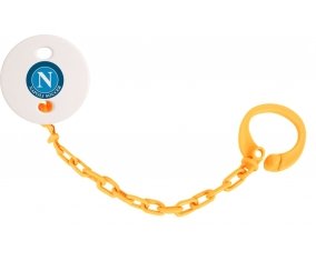 Attache sucette Napoli Soccer couleur Orange