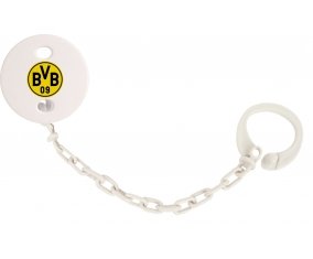 Attache-sucette BV 09 Borussia Dortmund couleur Blanc