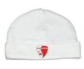 Bonnet bébé design FC Sion