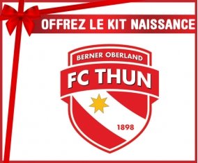 Kit naissance FC Thoune personnalisé pour bébé