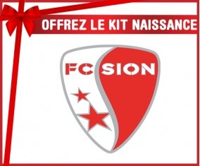 Kit naissance FC Sion personnalisé pour bébé