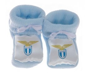 Chausson bébé Società Sportiva Lazio de couleur Bleu