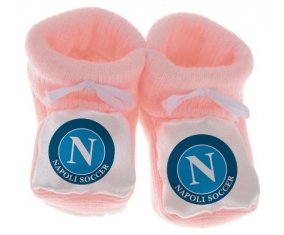 Chausson bébé Napoli Soccer de couleur Rose