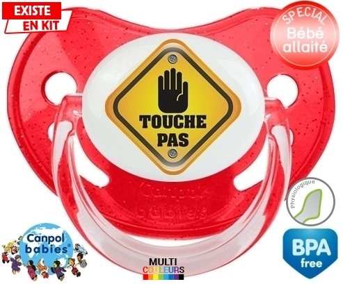 Tutute Interdit touche pas Embout Cerise personnalisé