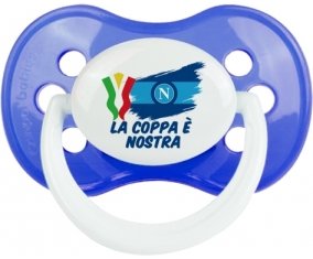 Napoli : La coppa è nostra : Bleu classique Tétine embout anatomique