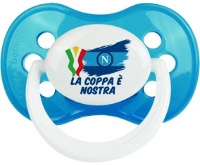 Napoli : La coppa è nostra : Cyan classique Tétine embout anatomique