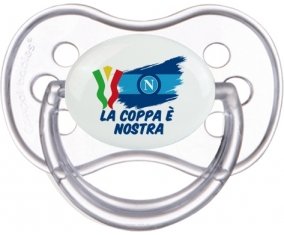 Napoli : La coppa è nostra : Transparente classique Tétine embout anatomique