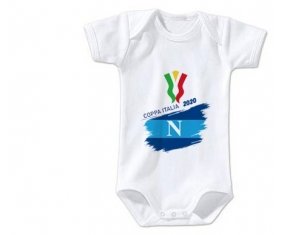 Body bébé Coppa Italia 2020 Napoli 3/6 mois manches Courtes