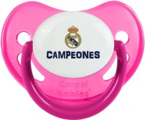 Real Madrid : Campeones 34 Liga design-2 : Rose phosphorescente Tétine embout physiologique