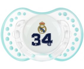 Real Madrid : Campeones 34 Liga design-3 : Retro-blanc-lagon classique Tétine embout Lovi Dynamic