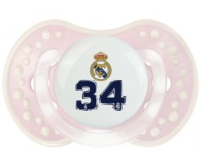 Real Madrid : Campeones 34 Liga design-3 : Retro-rose-tendre classique Tétine embout Lovi Dynamic