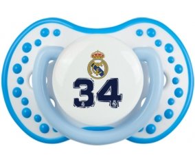 Real Madrid : Campeones 34 Liga design-3 : Blanc-bleu phosphorescente Tétine embout Lovi Dynamic