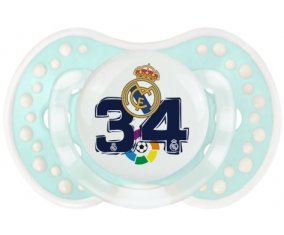 Real Madrid : Campeones 34 Liga design-4 : Retro-turquoise-lagon classique Tétine embout Lovi Dynamic