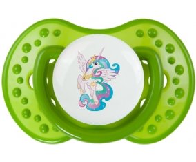 My Little Pony Princesse Célestia design-3 avec prénom : Sucette LOVI Dynamic personnalisée