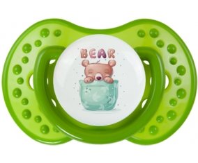 Animaux rigolos Bear : Sucette LOVI Dynamic personnalisée