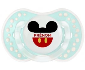 Disney Mickey short rouge avec prénom : Retro-turquoise-lagon classique Tétine embout Lovi Dynamic