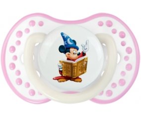 Disney Mickey magicien livre de magie : Blanc-rose phosphorescente Tétine embout Lovi Dynamic