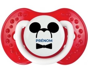 Disney Mickey Oreilles noires Nœud papillon noir avec prénom : Sucette LOVI Dynamic