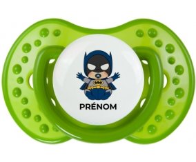 Batman kids logo design-3 avec prénom : Sucette LOVI Dynamic personnalisée