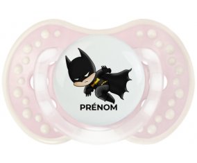 Batman kids logo design-4 avec prénom : Retro-rose-tendre classique Tétine embout Lovi Dynamic