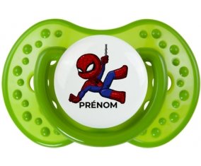 Spiderman kids design-1 avec prénom : Sucette LOVI Dynamic personnalisée