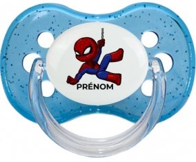 Spiderman kids design-1 avec prénom : Sucette Cerise personnalisée