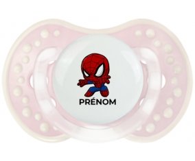 Spiderman kids design-2 avec prénom : Retro-rose-tendre classique Tétine embout Lovi Dynamic