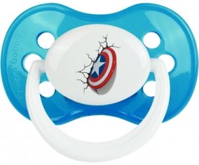 Bouclier Captain America casse le mur : Cyan classique Tétine embout anatomique