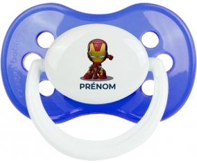 Iron man kids avec prénom : Sucette Anatomique personnalisée