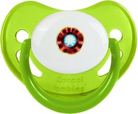 Reacteur arc Iron man : Vert phosphorescente Tétine embout physiologique