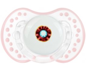 Reacteur arc Iron man : Retro-blanc-rose-tendre classique Tétine embout Lovi Dynamic