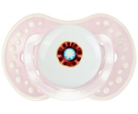 Reacteur arc Iron man : Retro-rose-tendre classique Tétine embout Lovi Dynamic