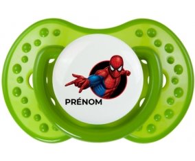 Spiderman design-6 avec prénom : Sucette LOVI Dynamic personnalisée