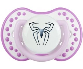 Spiderman araignée : Blanc-mauve classique Tétine embout Lovi Dynamic