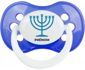 Judaisme : Menorah : Sucette Anatomique personnalisée